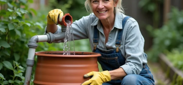 Astuces ingénieuses pour récupérer l’eau de pluie sans toiture dans votre jardin Astuces ingénieuses pour récupérer l’eau de pluie sans toiture dans votre jardin